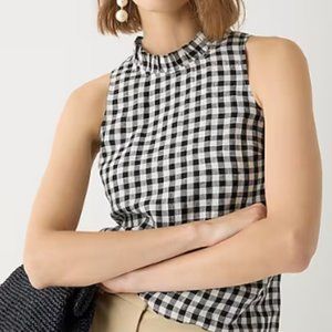 J. Crew Linen Fleur Sleeveless Top